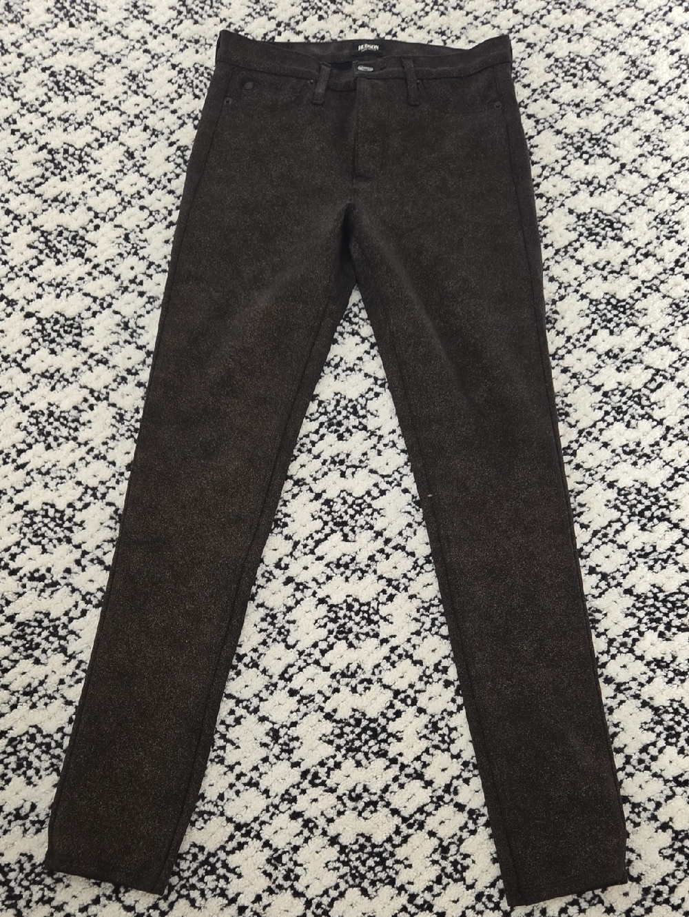 Hudson Jeans Brown with Bronze Speckle Detail